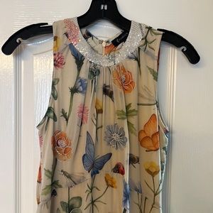Pankaj and Nidhi Floral Insect Garden Dress Size 2